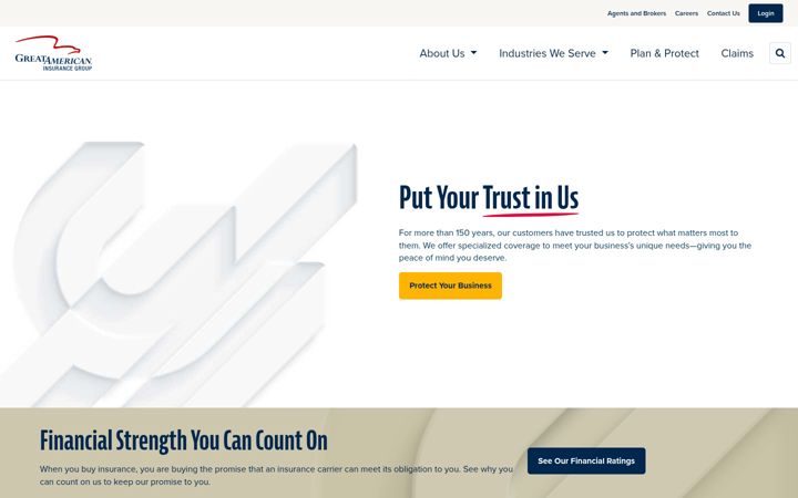 Screenshot of gaig.com
