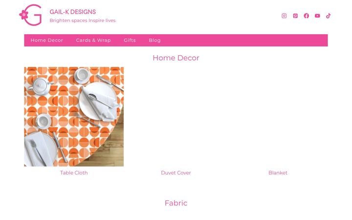 Screenshot of gailkdesigns.com