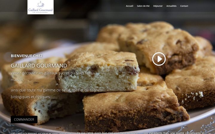 Screenshot of gaillard-gourmand.fr