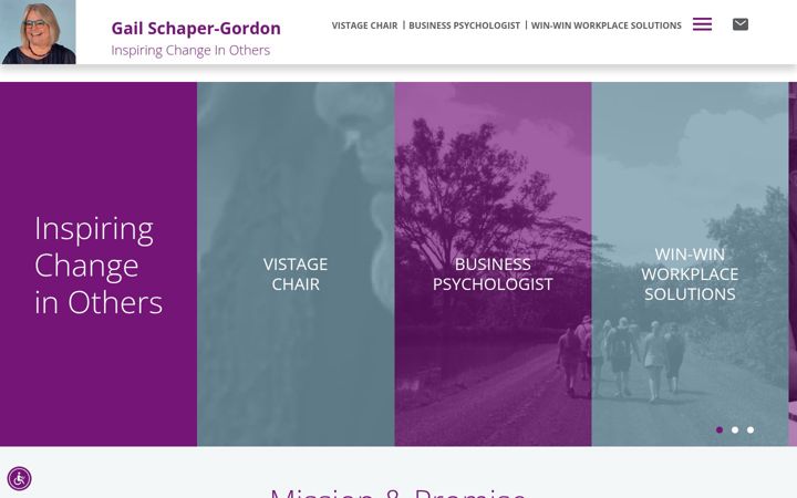 Screenshot of gailschapergordon.com
