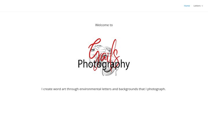 Screenshot of gailsphotography.com