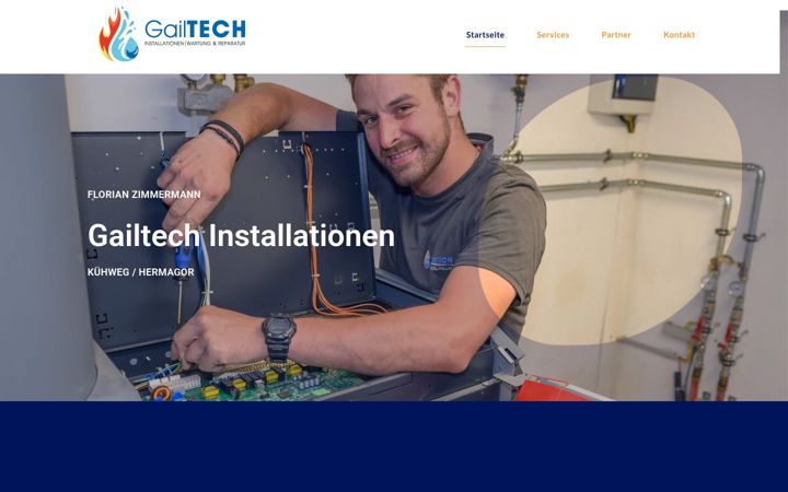 Screenshot of gailtech.at