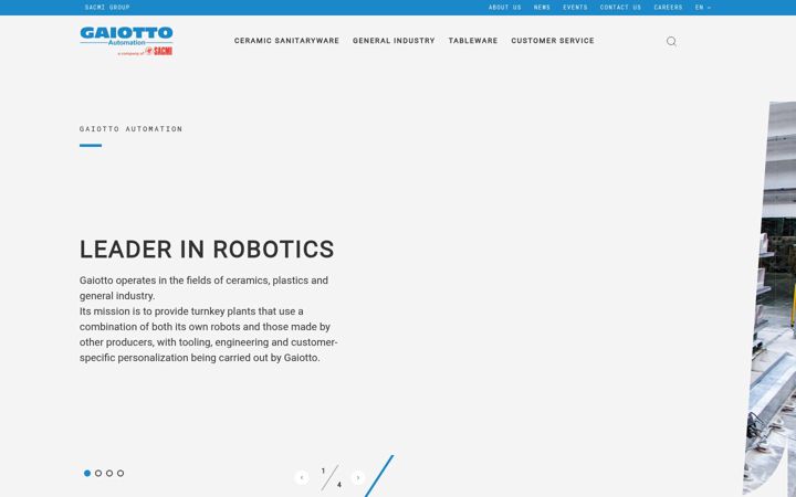Screenshot of gaiotto.com