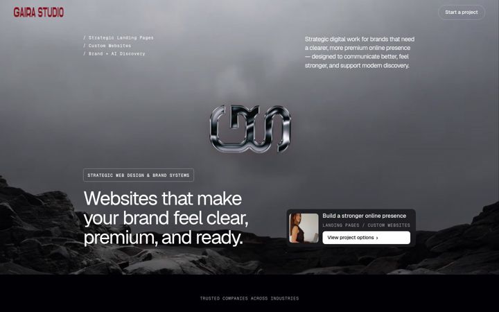 Screenshot of gairastudio.com