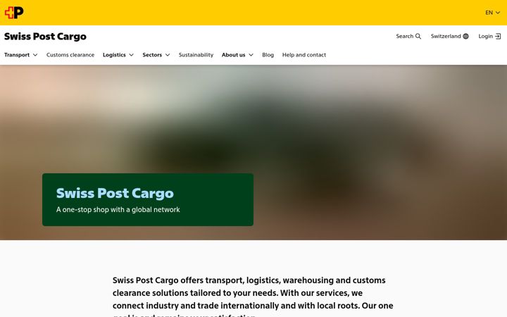 Screenshot of gaiser-spedition.de