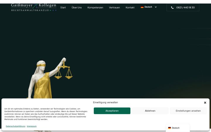 Screenshot of gaissmayer-kollegen.de