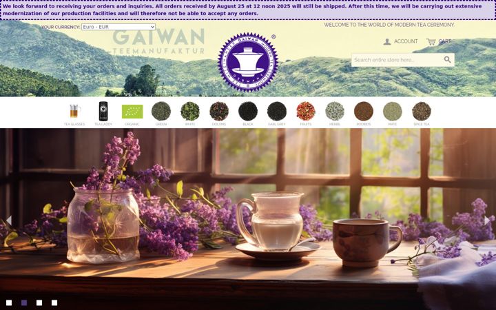 Screenshot of gaiwan.uk