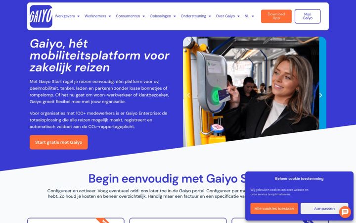 Screenshot of gaiyo.com