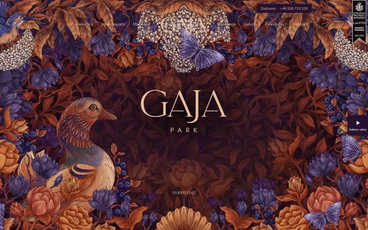 Screenshot of gajapark.pl