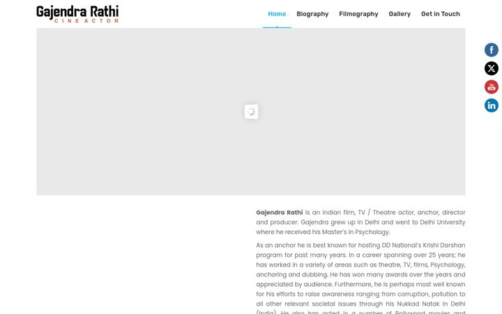 Screenshot of gajendrarathi.com