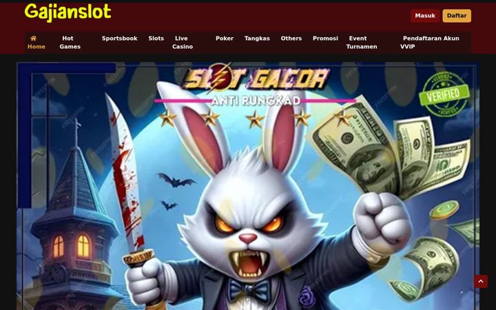 Screenshot of gajianslot.com