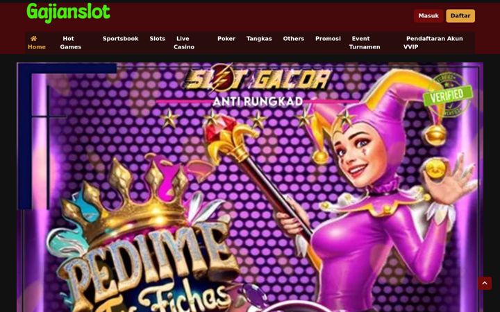 Skærmbillede af gajianslot.net