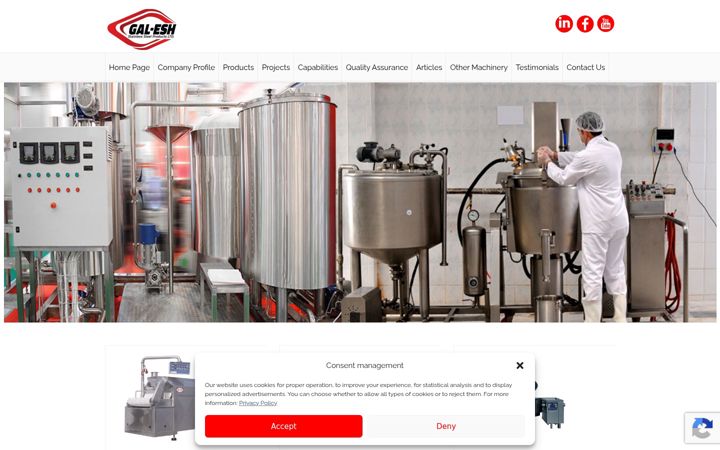 Screenshot of gal-esh.com