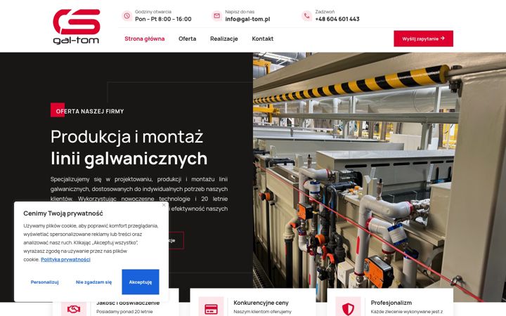Screenshot of gal-tom.pl
