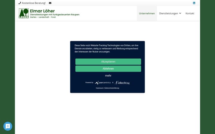 Screenshot of gala-forst.de