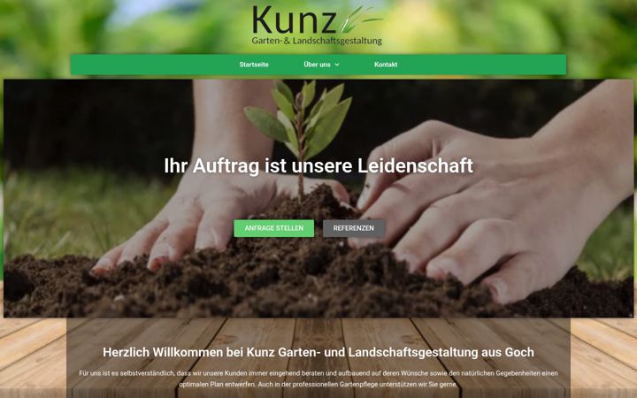 Screenshot of gala-kunz.de