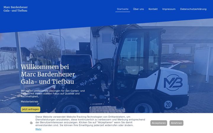 Screenshot of gala-tiefbau.com