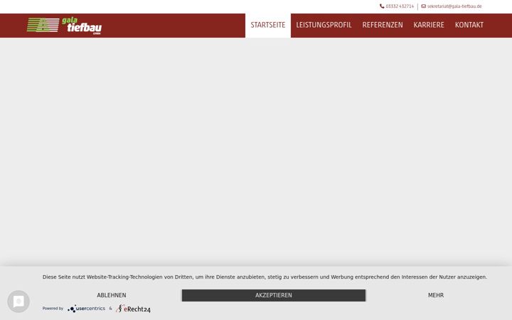 Screenshot of gala-tiefbau.de