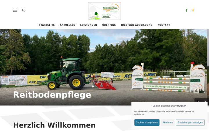 Screenshot of galabau-mecke.de