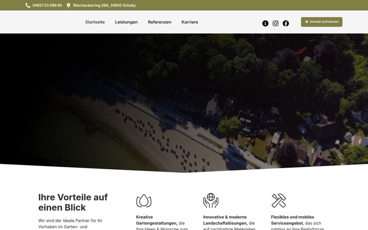 Screenshot of galabau-schnoor.de