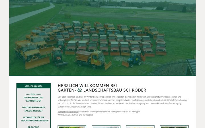 Screenshot of galabau-schroeder.de