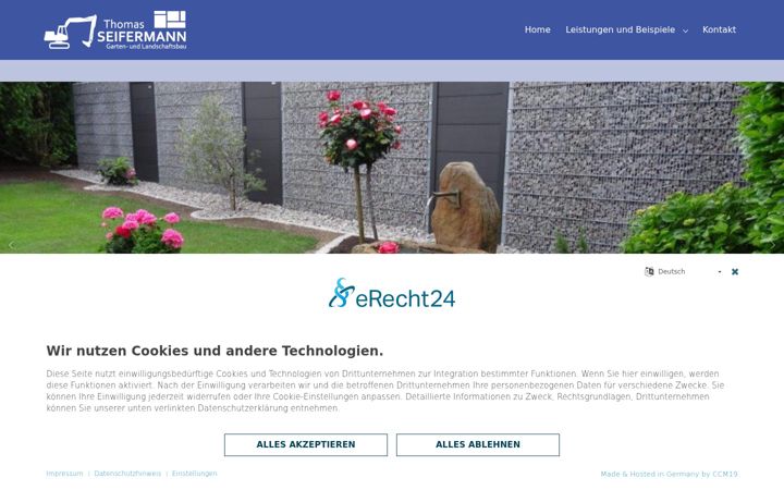 Screenshot of galabau-seifermann.de