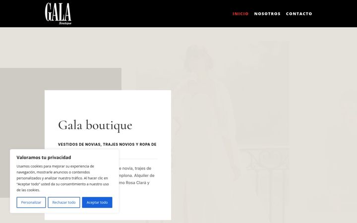 Screenshot of galaboutiquepamplona.com