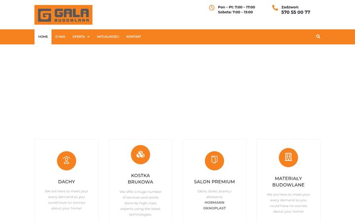 Screenshot of galabudowlana.pl