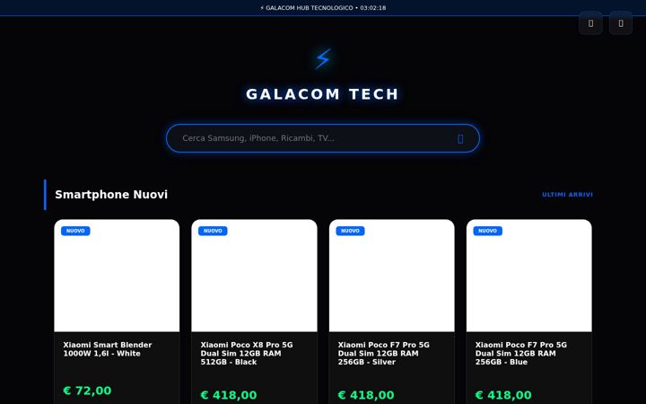 Screenshot of galacom.tech