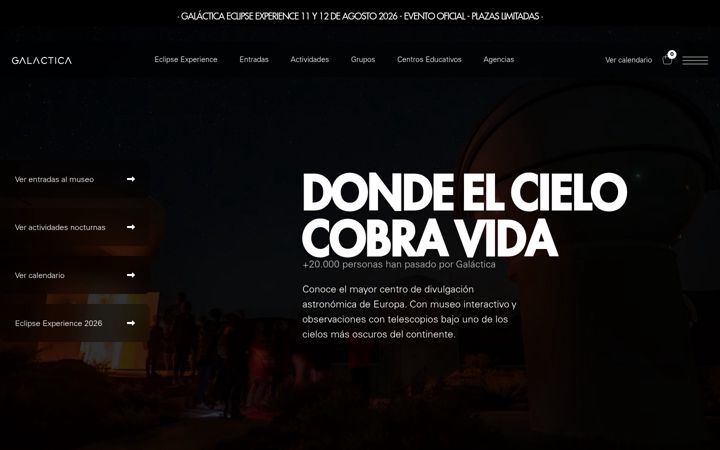 Screenshot of galactica.org.es