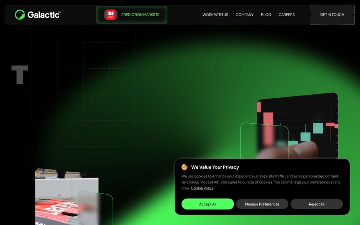 Screenshot of galacticmarkets.io