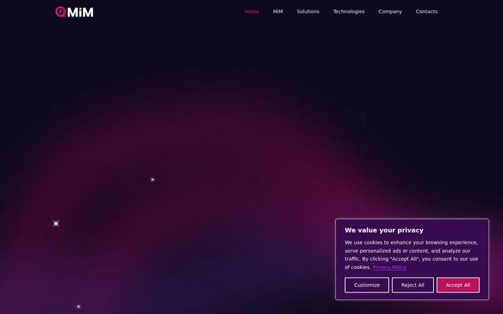 Screenshot of galactikperspective.pt
