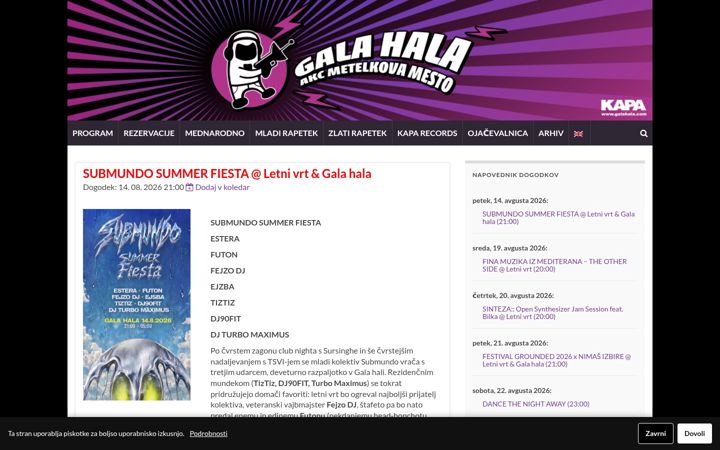 Screenshot of galahala.com
