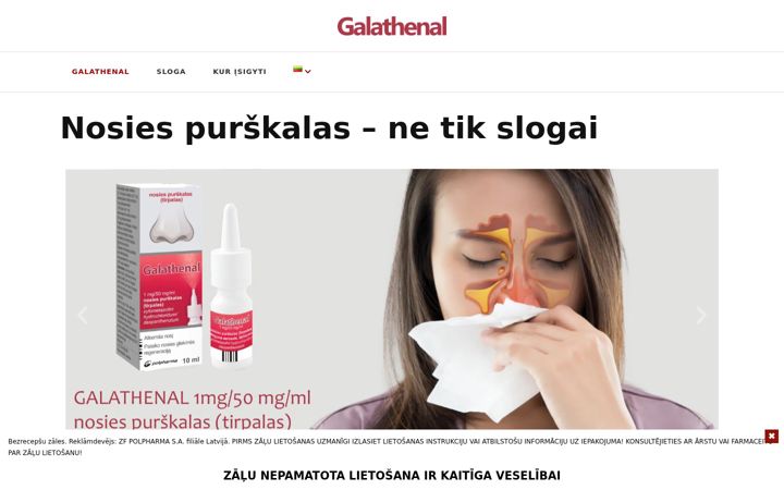 Screenshot of galanas.lt