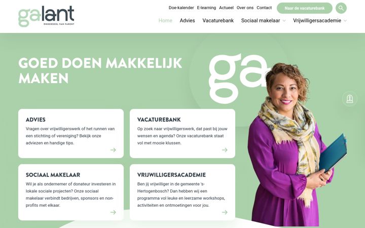 Screenshot of galant.nl