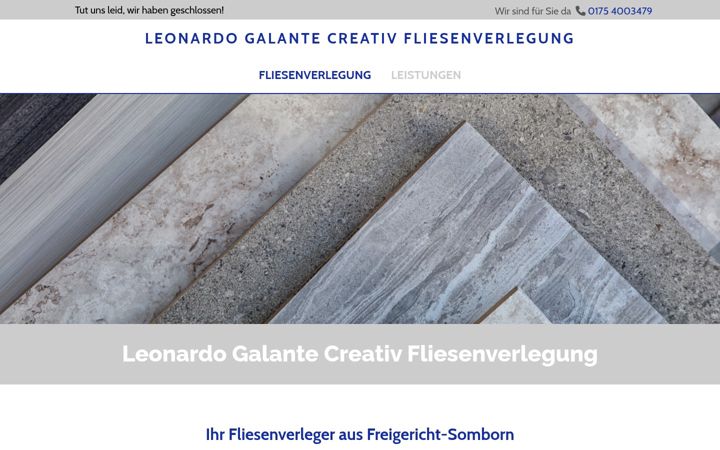 Screenshot of galante-fliesen.de