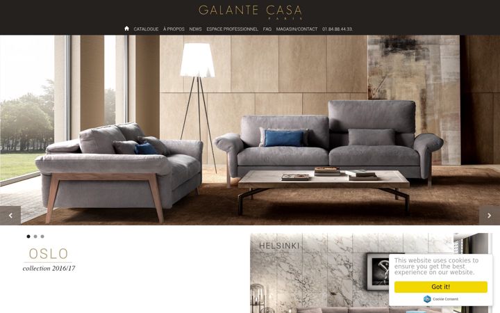 Screenshot of galantecasa.fr