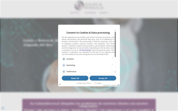 Screenshot of galanyberrocalabogadosarganda.es