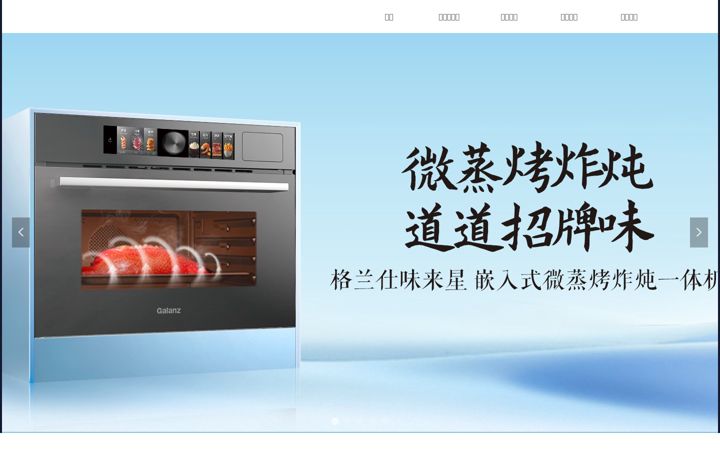 Screenshot of galanz.com.cn