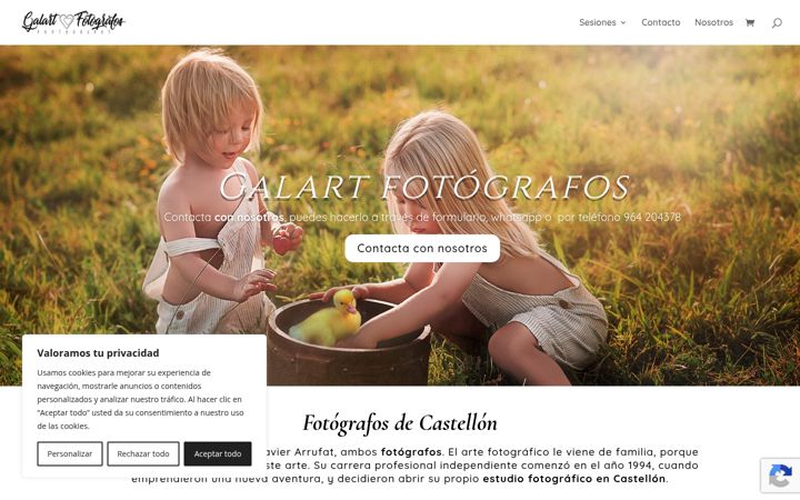 Screenshot of galartfotografos.com
