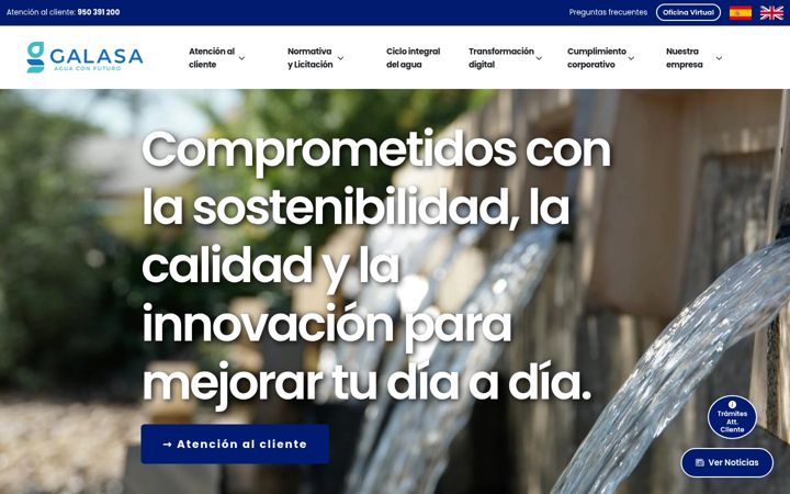 Screenshot of galasa.es