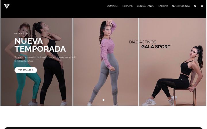 Екранна снимка на galasport.mx