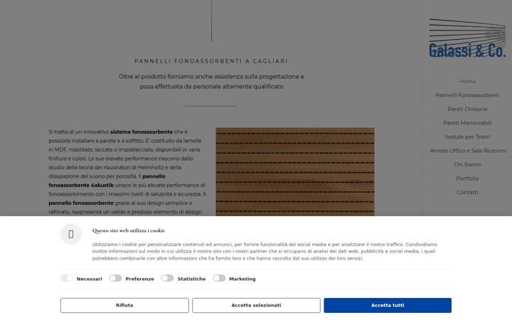 Screenshot of galassieco.it