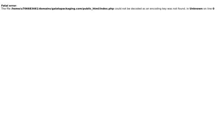 Screenshot of galatapackaging.com