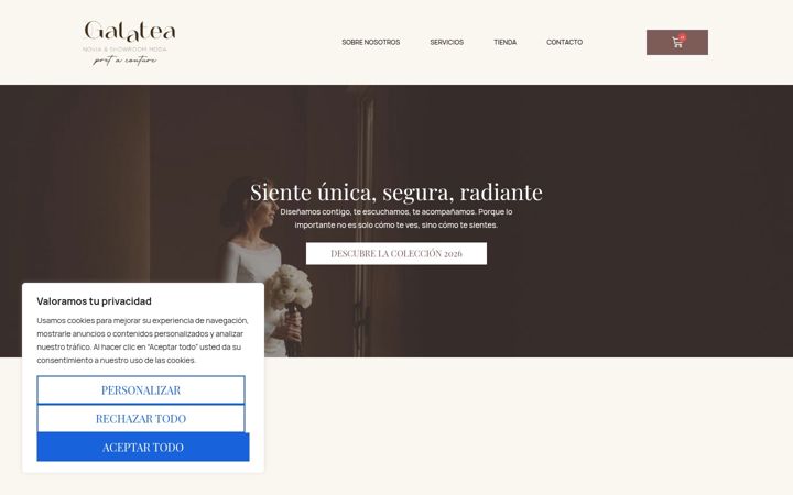 Screenshot of galateanovias.es