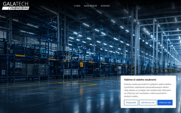 Screenshot of galatech-engineering.cz