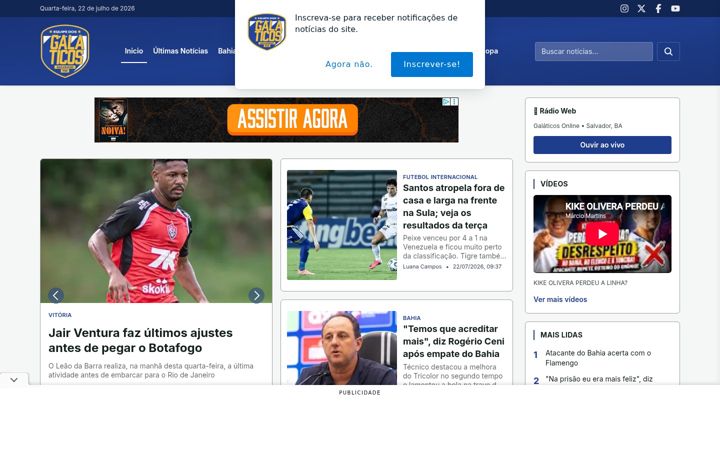 Screenshot von galaticosonline.com