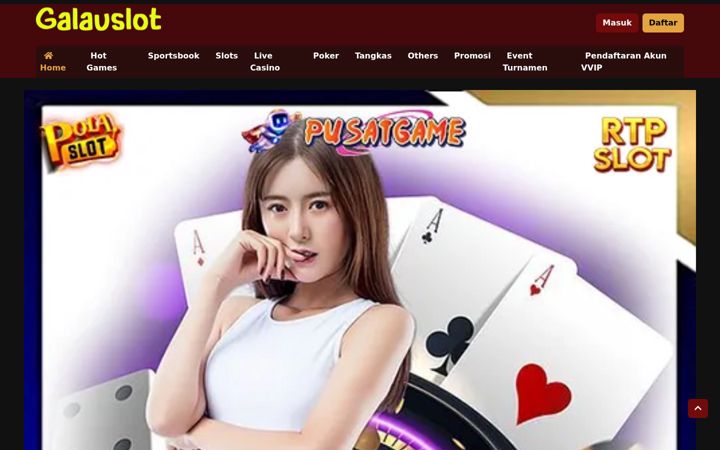 Screenshot of galauslot.net