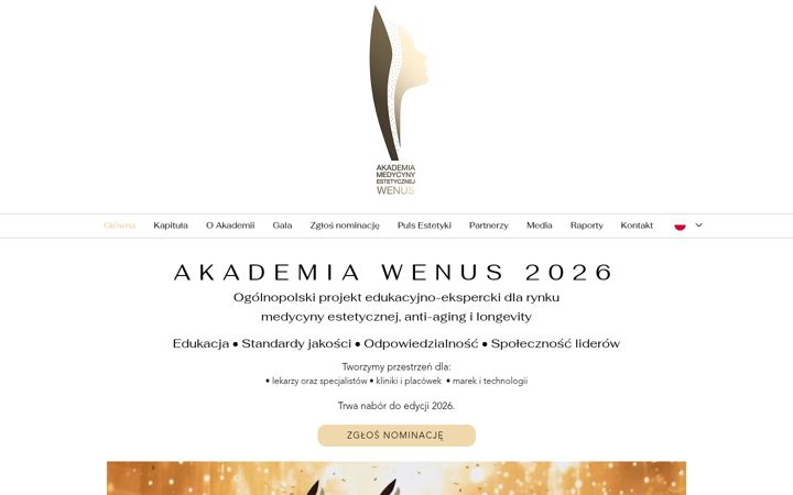 Screenshot of galawenus.pl