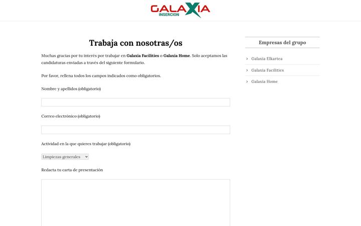Screenshot of galaxiainsercion.com